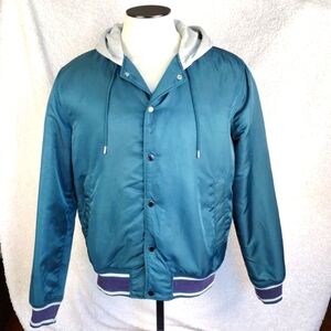 DIVIDED Vintage Varsity green Jacket for men
